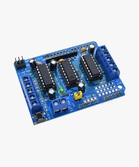 L293d 4 Channels Motor Driver Shield for Arduino Uno - 1