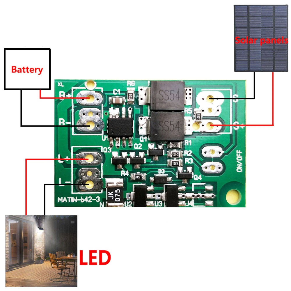 Solar Light Control Module