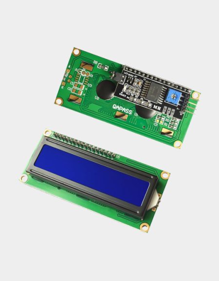 16x2 Character I2C enabled LCD Module (Blue light white text)