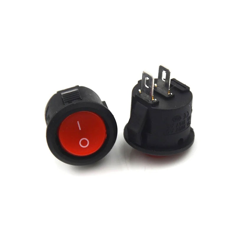 2 Pin Round Rocker Switch