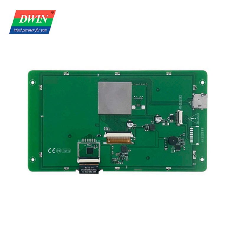 DWIN 7 inches 800*480 HMI LCD Module - Back