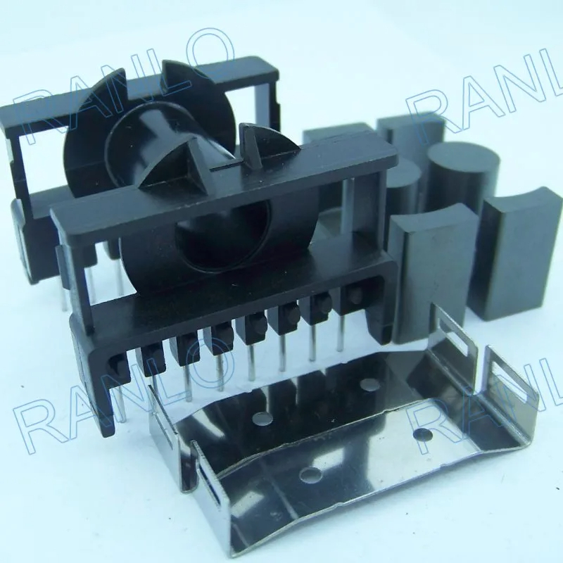 ETD39 (8+8) Horizontal Transformer Bobbin and Ferrite Core