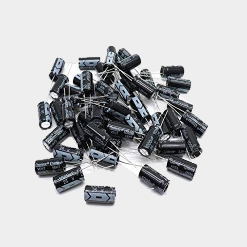 1uF 25V Electrolytic Capacitor-6x11mm