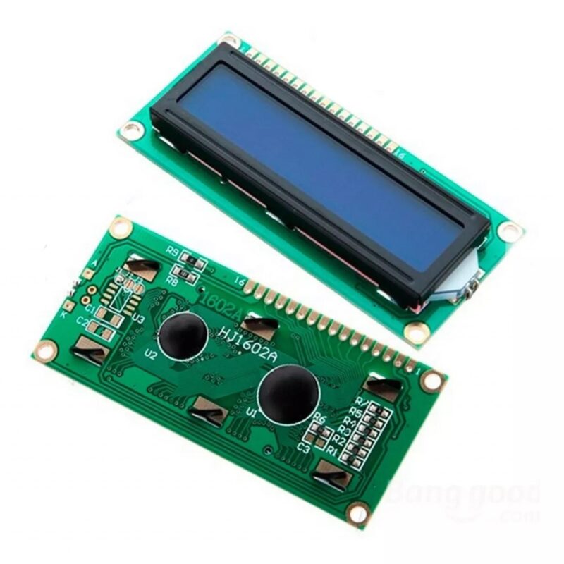 16×2 Characters LCD without I2C Module