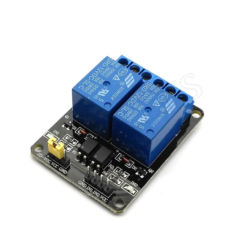 2 Channels 5v Active-High Solenoid Relay Module