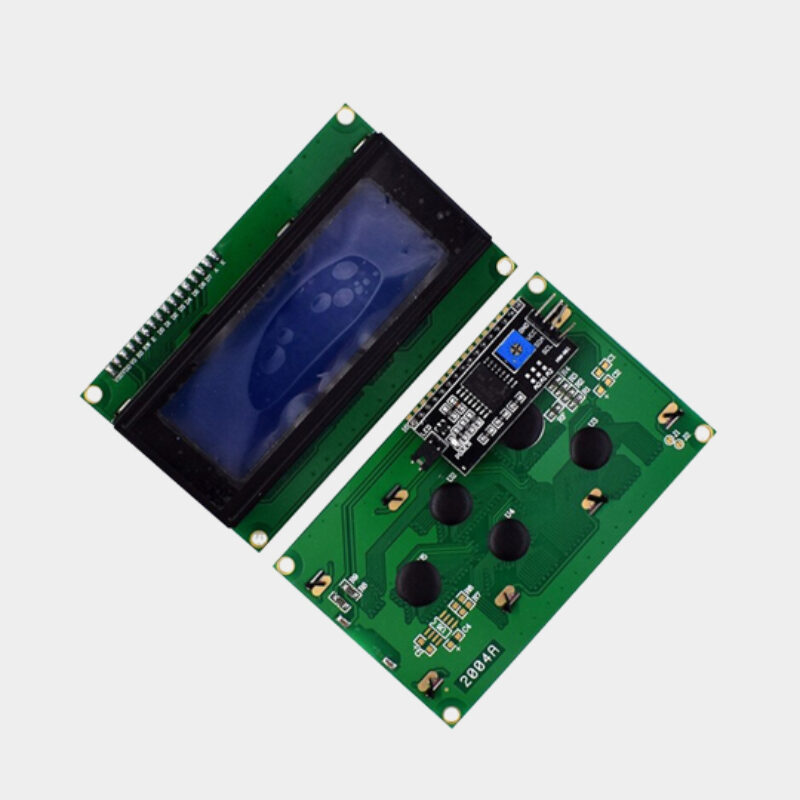 20×4 Characters LCD with I2C Module – Blue backlight