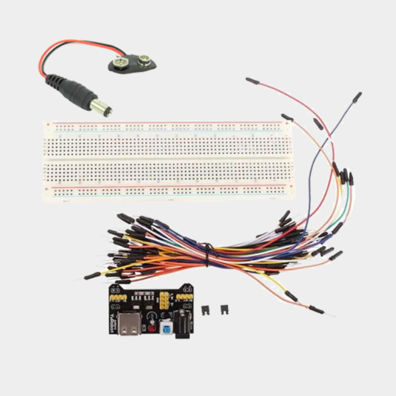 MB-102 Solderless Breadboard +Power supply + jumper cables