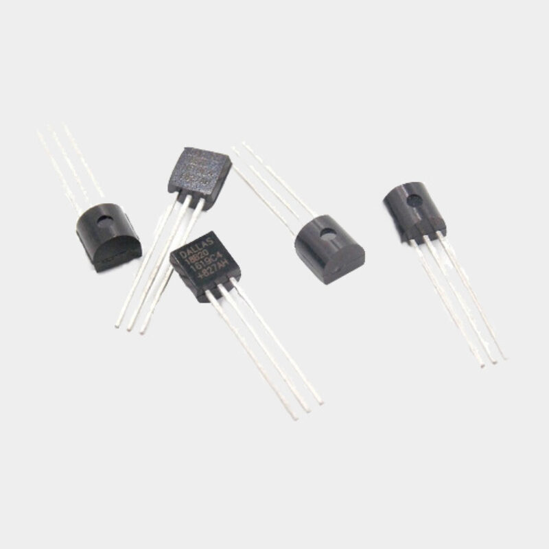 5 Pieces DS18B20 Temperature Sensor DIP TO-92