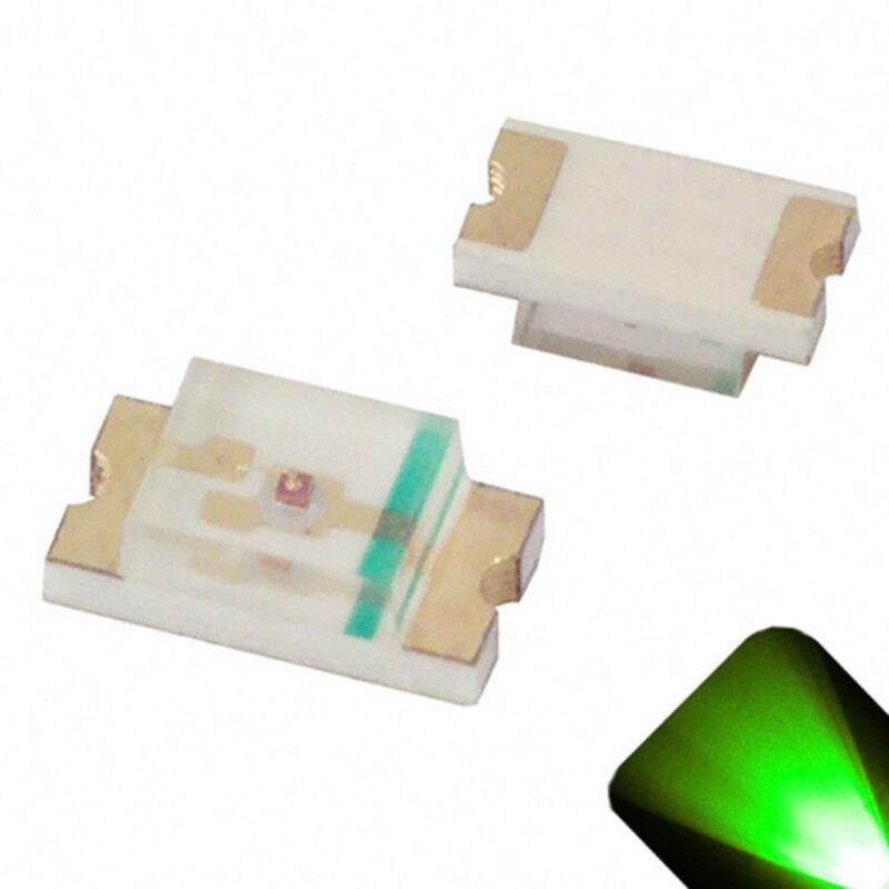 10 Pieces 0805 SMD Green Light Emitting Diode