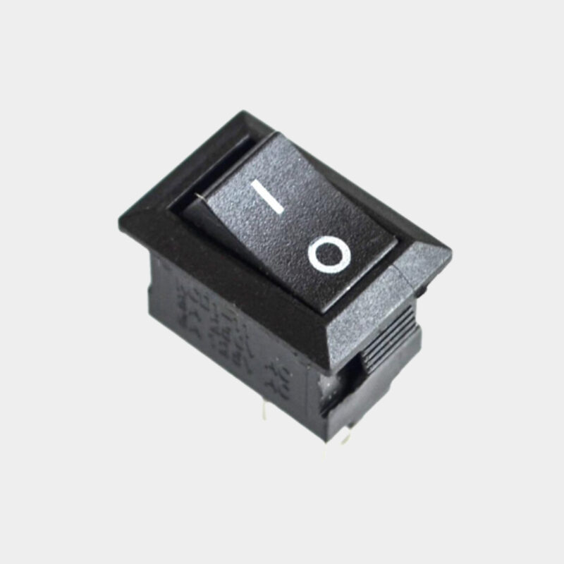 2-Pin Rocker Switch 117S Black