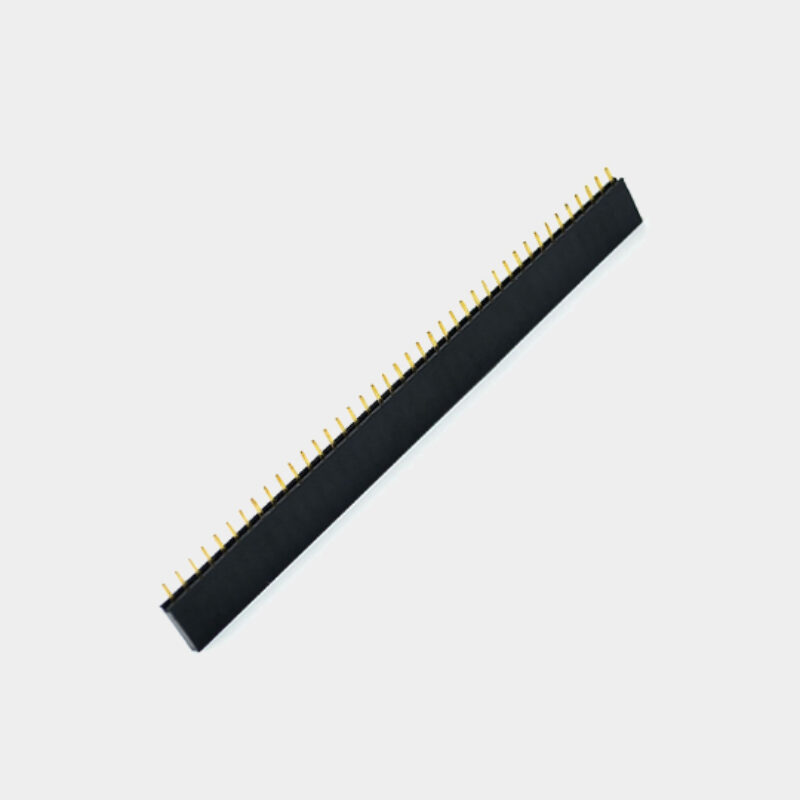 Female 1-Row Pin Header Strip 2.54mm Pitch 40 pins