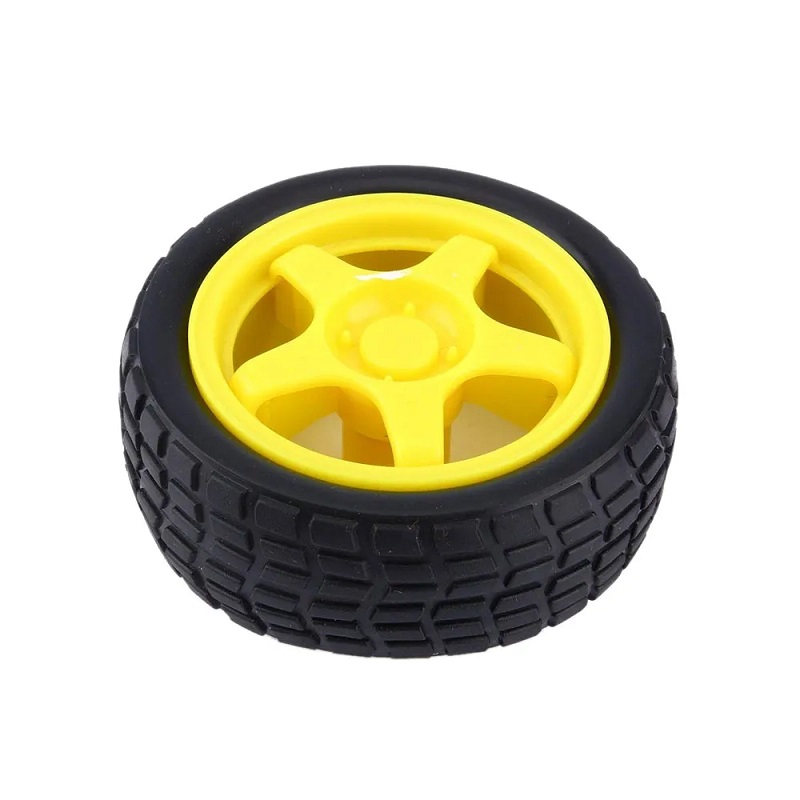 Robot Car Tyre / Wheel – 65mm