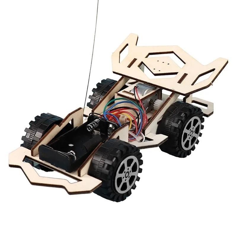 4WD DIY Toy Racing Car Kit w/ RF Remote Control