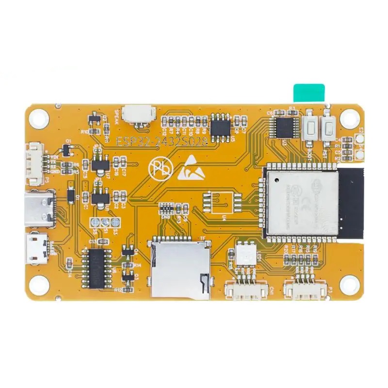 ESP32 Development Board with a 2.8-inch TFT Touchscreen - back