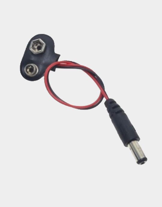 6F22 9v Battery buckle Connector with 2.1mm Jack