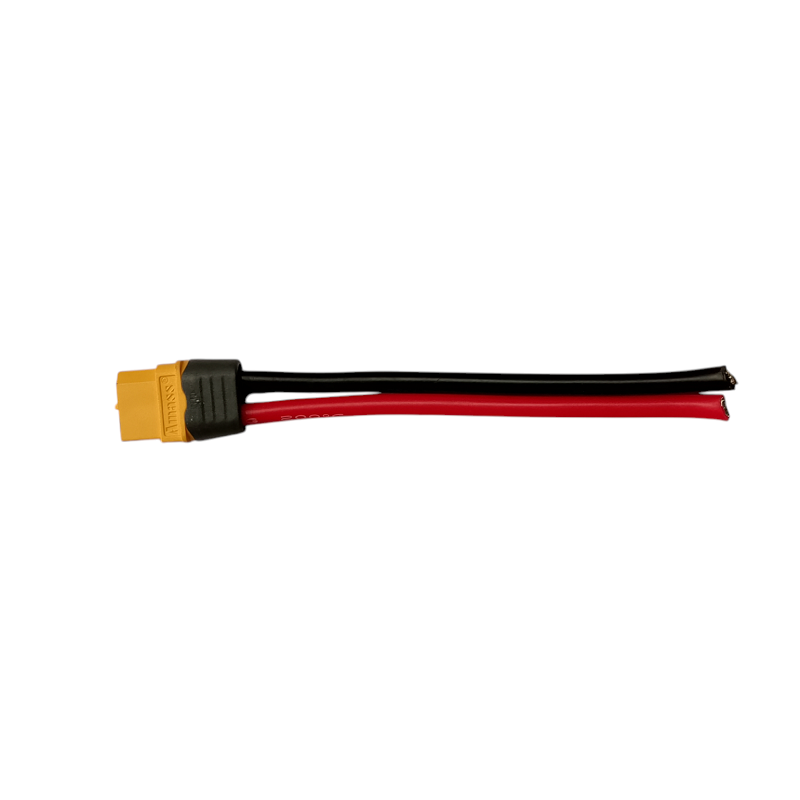 Amass XT60H-F Connector + 100mm 12AWG Wire