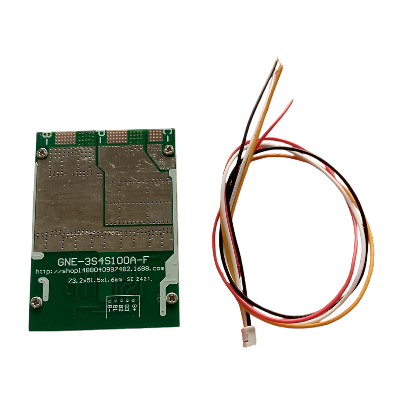 GNE-3S4S100A-F 3S 100A Lithium BMS - Back