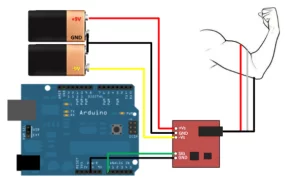 AD8226 EMG Muscle Signal Sensor 4